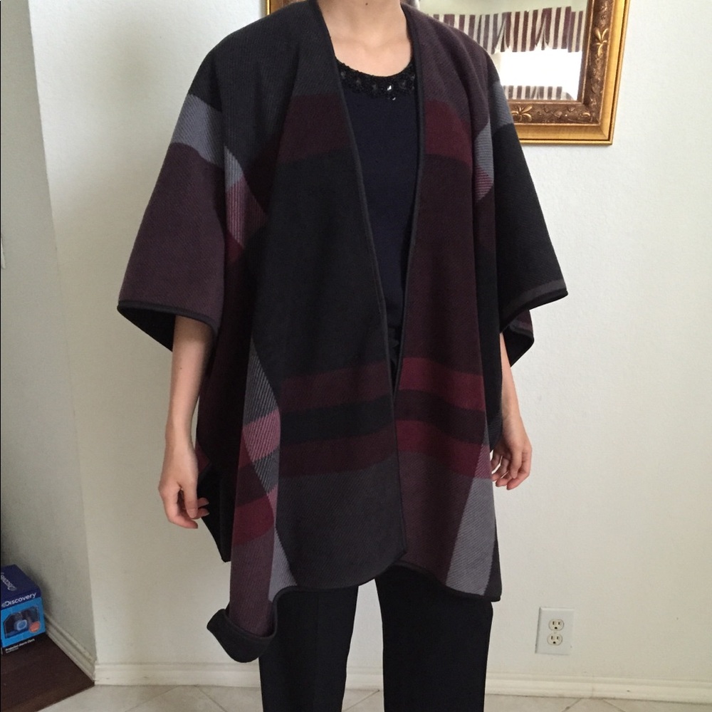 Ike Behar - Reversible Plaid Wrap - OS / Tall